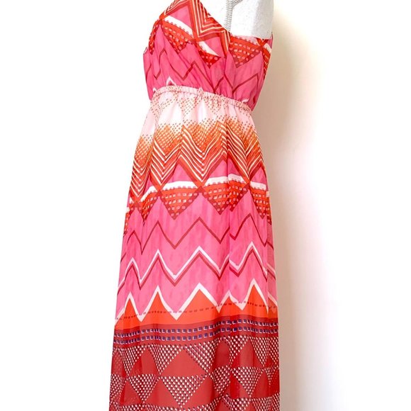 Old navy Sz S Maternity women’s maxi geometric - Picture 3 of 8